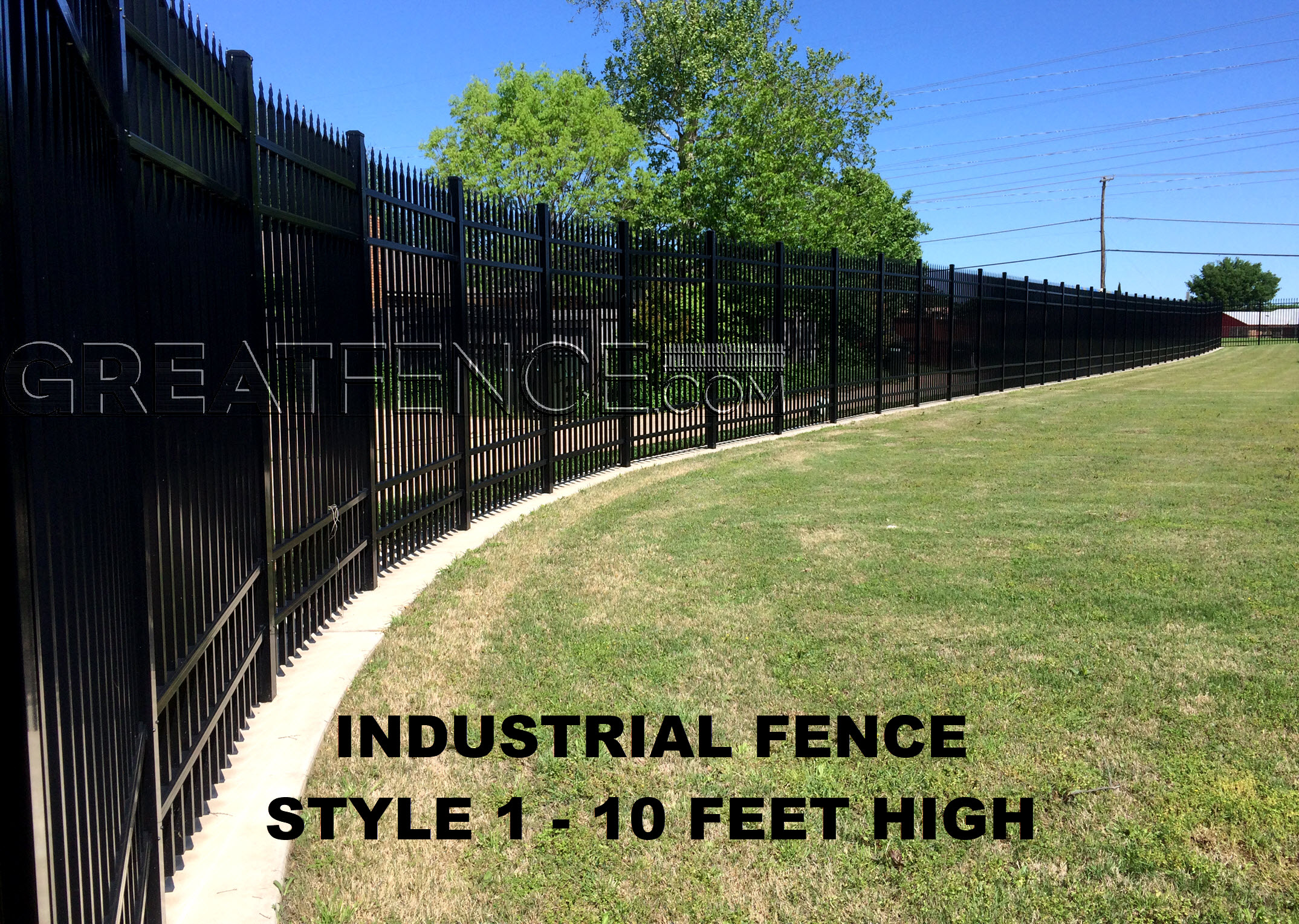Large Industrial Fence