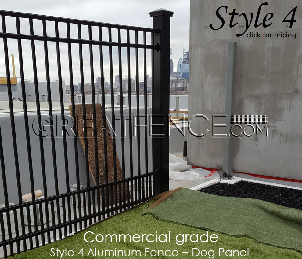 Aluminum Pet Fence, Puppy Panel Aluminum Fence