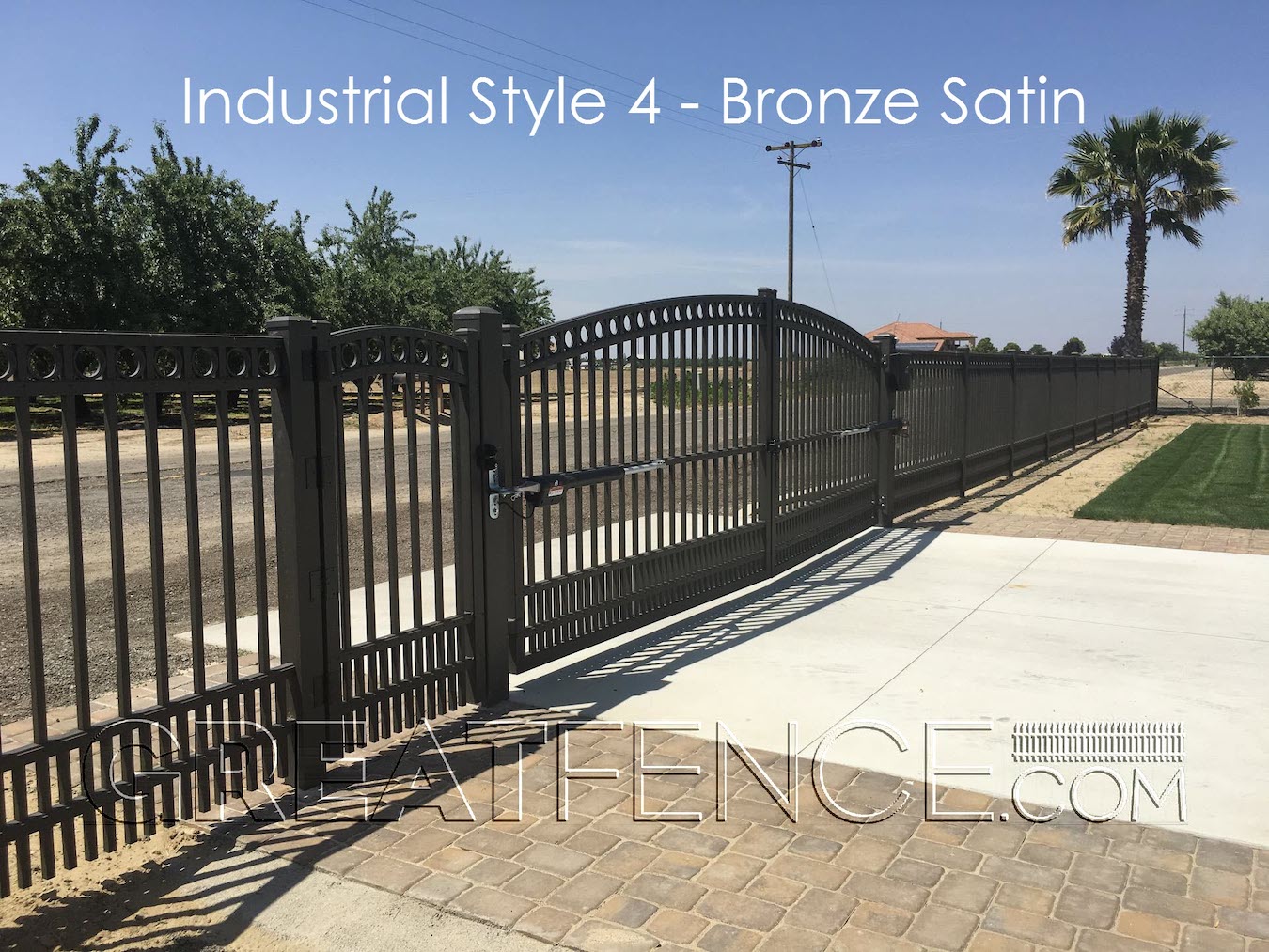 alumium fence gates