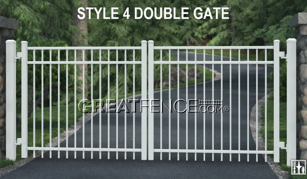 Aluminum Driveway Gate - STYLE 4