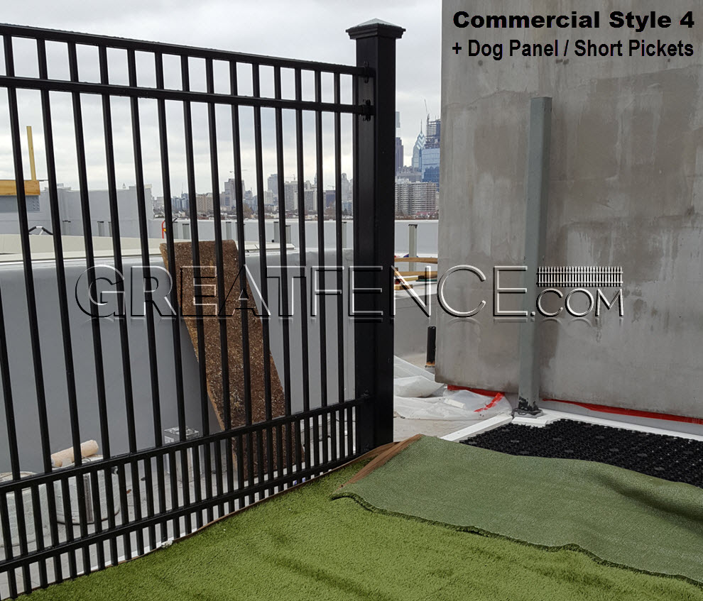 Commercial Aluminum Fence