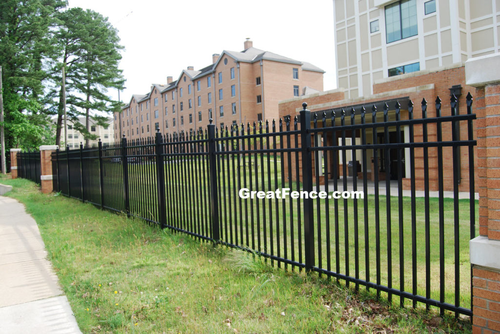 Commercial Fencing in Black