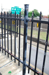 Iron and steel fences are high maintenance