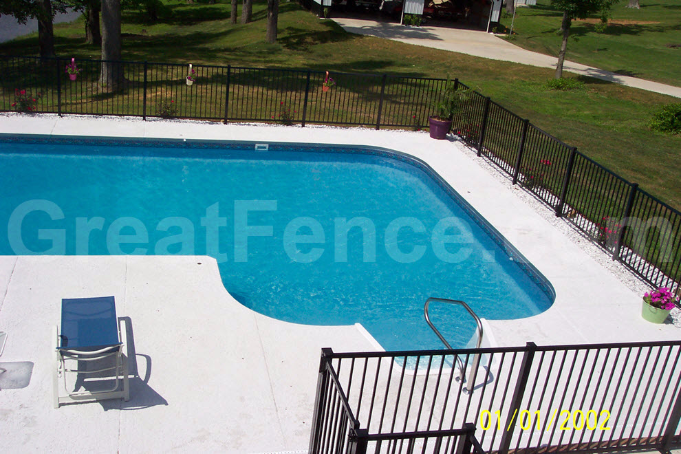 Residential Aluminum Fencing STYLE 10 - aluminum pool fencing