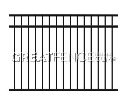 Aluminum Fence Panel STYLE 9 - 3 Rails