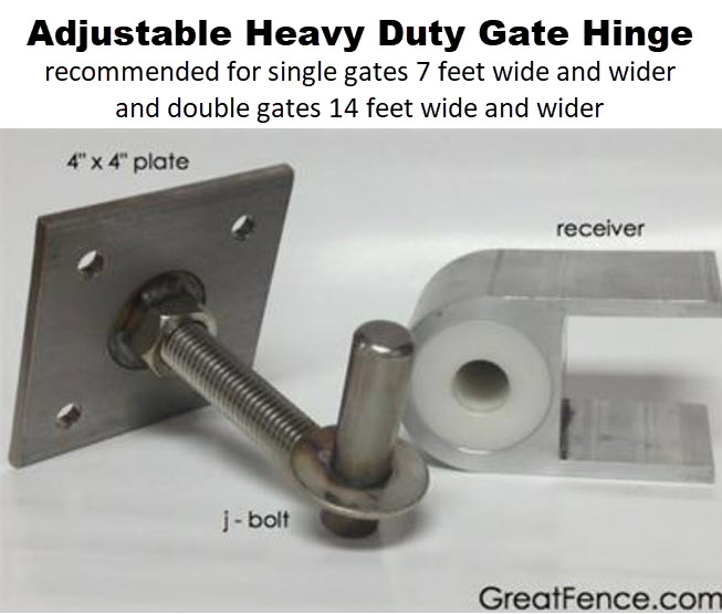 Adjustable Heavy Duty Gate Hinge