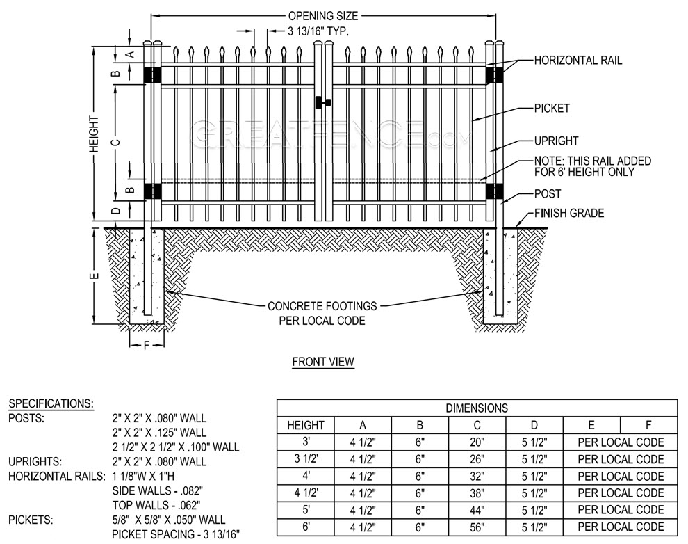 2024 Shop Drawing: Residential Driveway Gate - STYLE 1