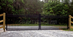 Commercial Driveway Gate - STYLE 1 + U-FRAME