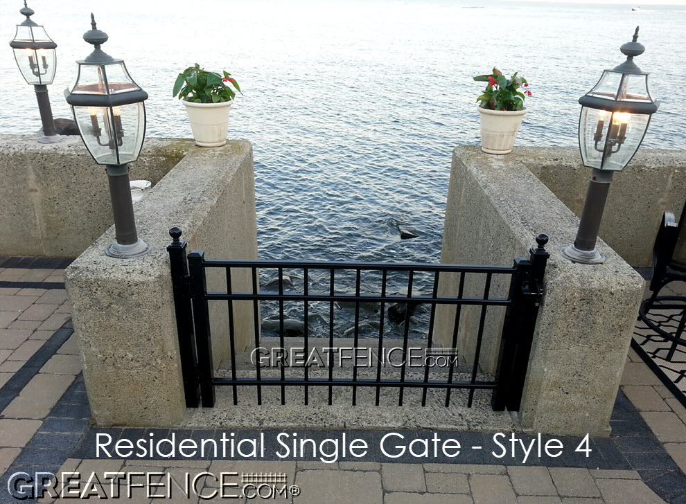 Residential Single Gate - STYLE 4