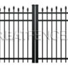 Aluminum Driveway Gate - Style 2 (2 piece)