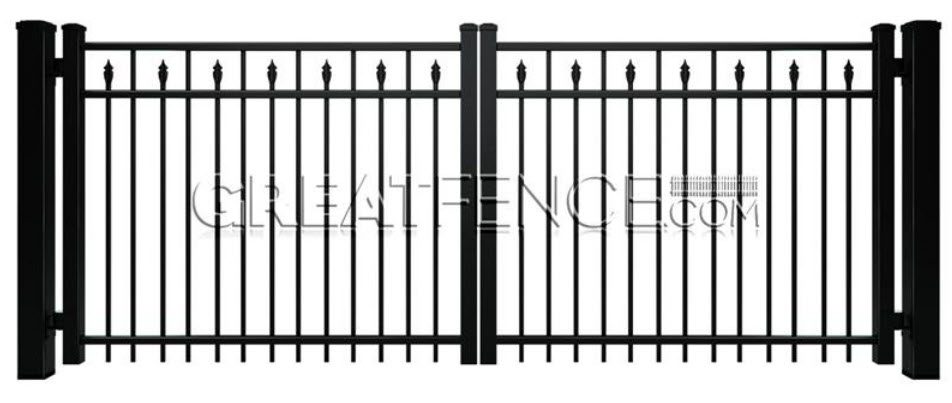 Aluminum Driveway Gate STYLE 3 (2 piece)