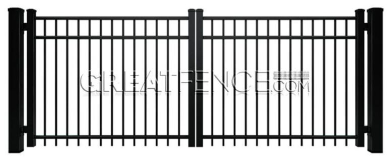 Aluminum Driveway Gate STYLE 4 (2 piece)