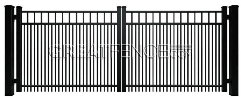Aluminum Driveway Gate Style 7 (2 piece)