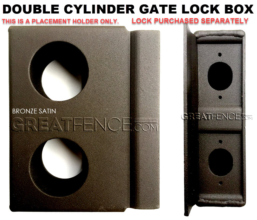 Double Cylinder Gate Lock Box