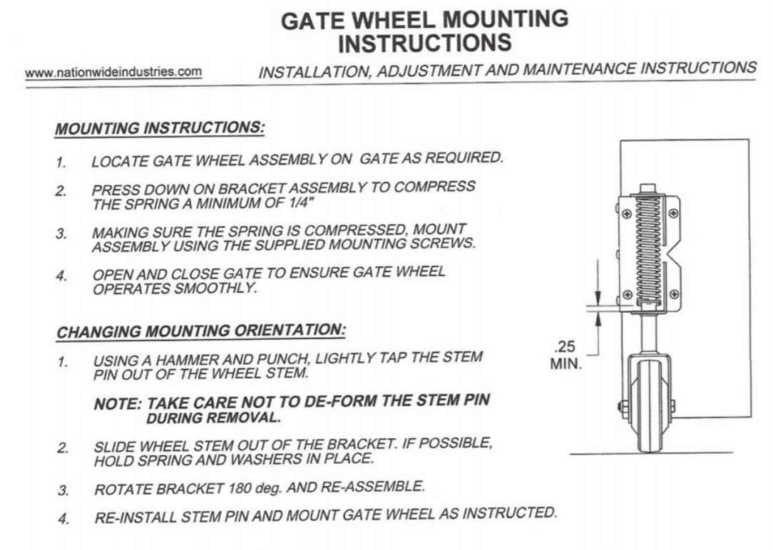 Gate Wheel - Page 1