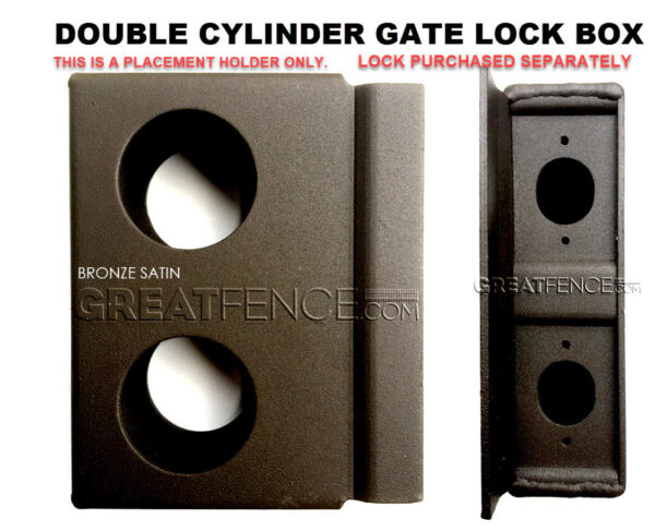 Double Cylinder Gate Lock Box