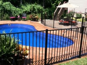 BOCA Compliant Aluminum Fence - Residential Aluminum Fence Style 10