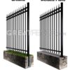 Aluminum End Posts for Commercial Fence Panels