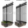 Aluminum Line Posts for Commercial Fence Panels