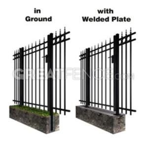 aluminum gate posts