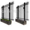 Commercial Aluminum Gate Posts