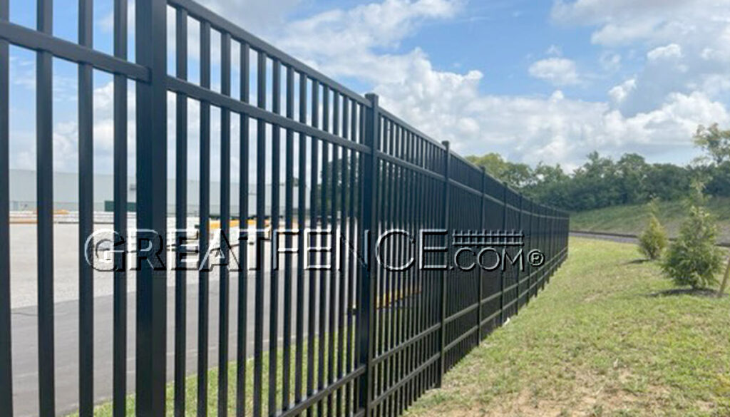 2025 Industrial Aluminum Fencing - STYLE 4