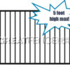 Indutrial Aluminum Fence Style 10 banner