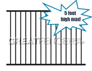 Indutrial Aluminum Fence Style 10 banner