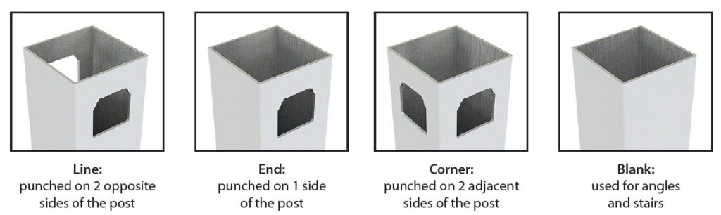 aluminum post punches