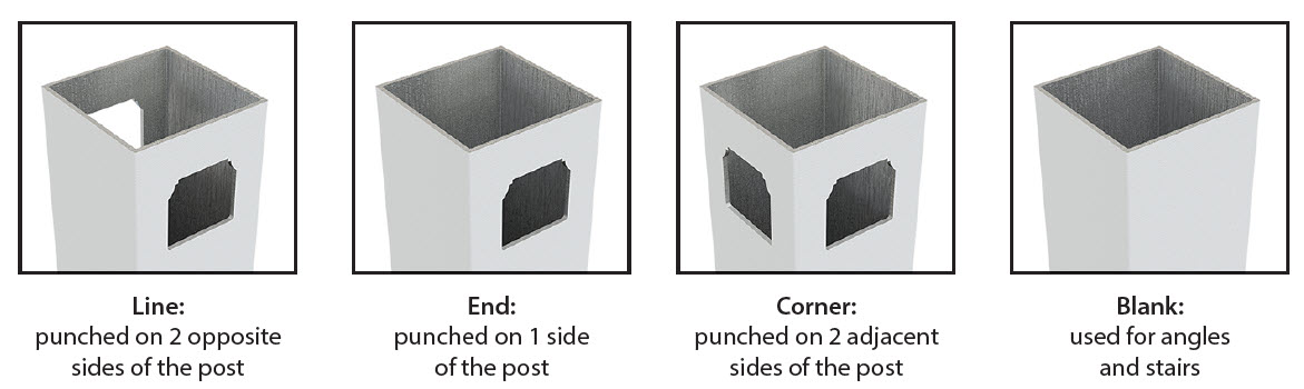 aluminum post punches