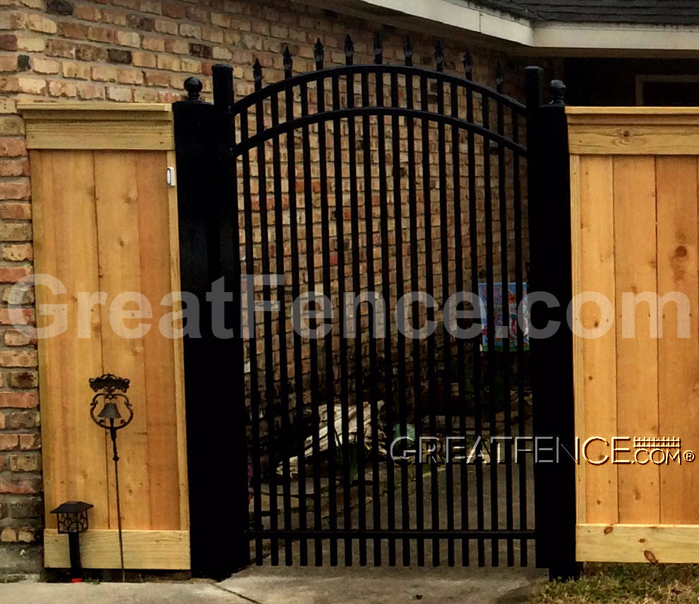 Industrial Single Gate - STYLE 8 with sunburst arch