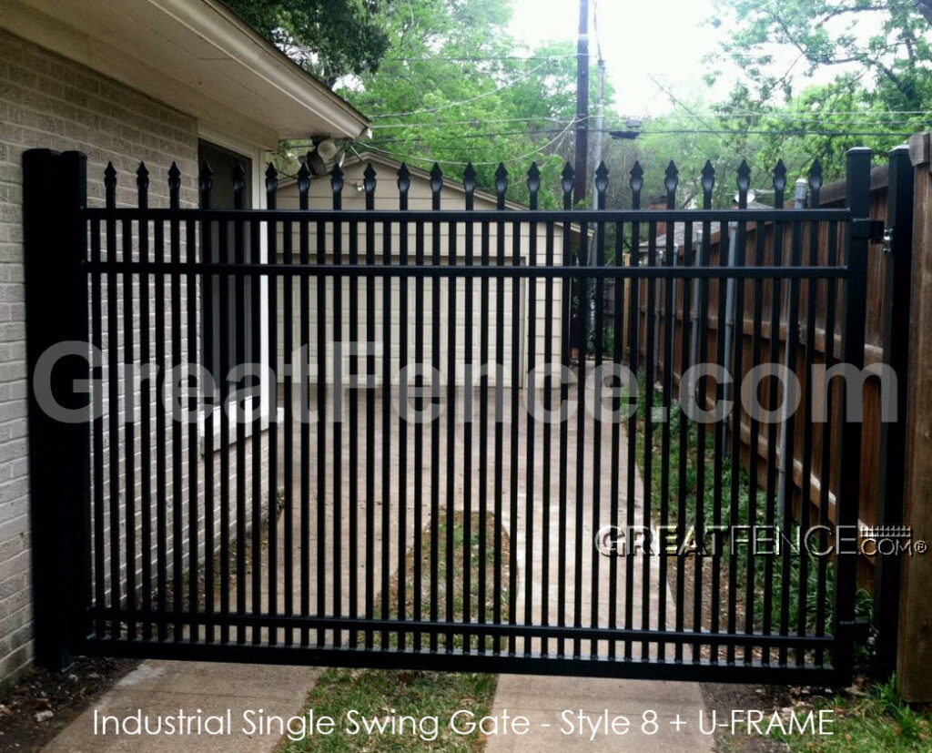 Wide Industrial Single Gate - STYLE 8