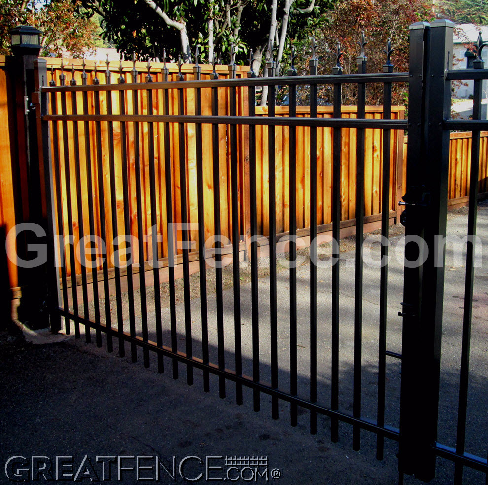 Commercial Aluminum Single Gate - STYLE 2