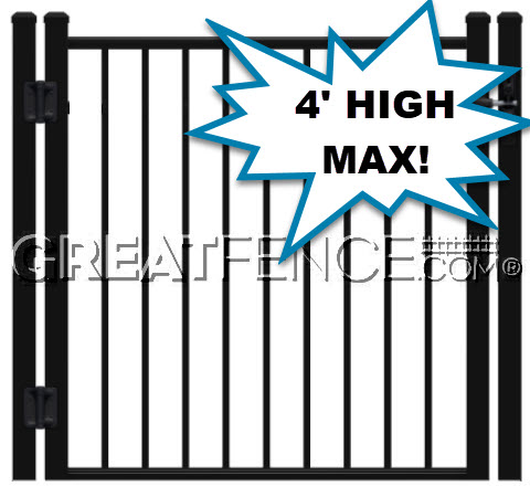 Commercial Aluminum Single Gate - STYLE 10