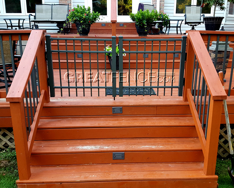 Bronze aluminum double gate - STYLE 4