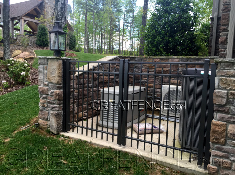 Residential Aluminum Double Gate - STYLE 3