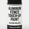 aluminum fence and gate touch up paint - gloss black