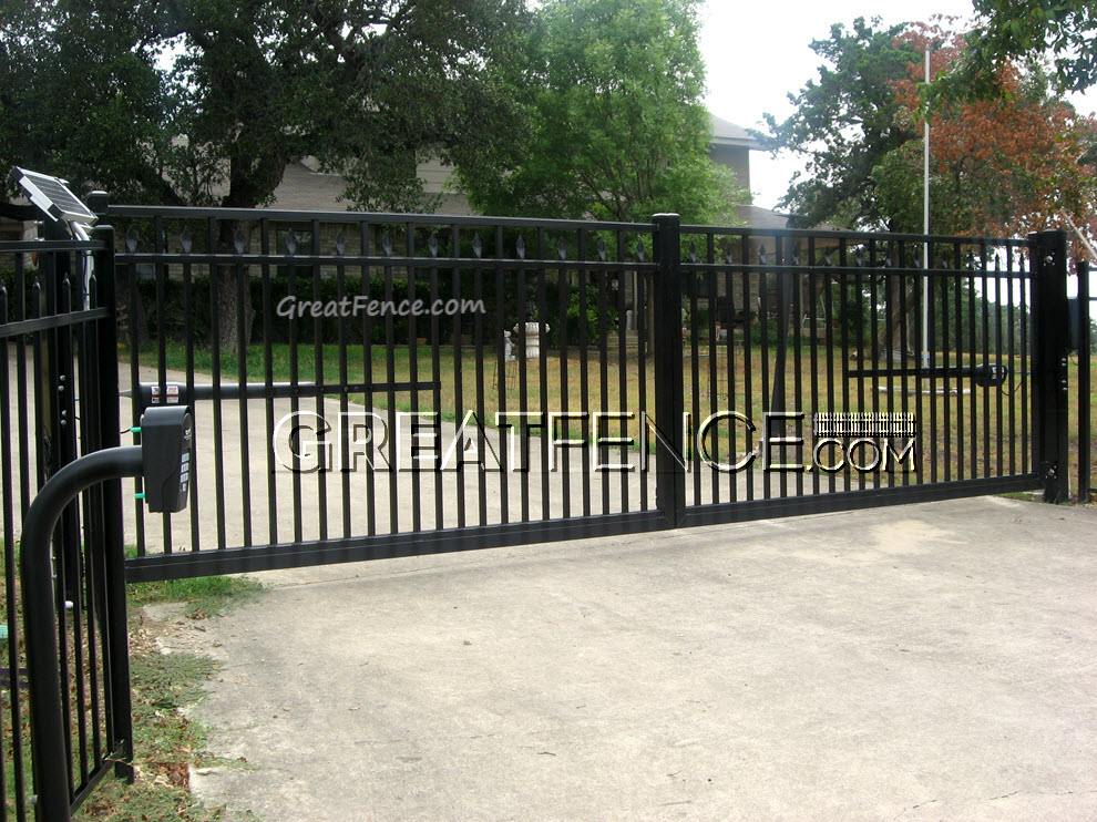 Industrial Aluminum Double Gate - STYLE 3