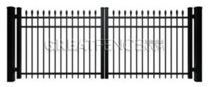 industrial aluminum driveway gate Style 1