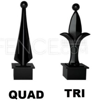 aluminum fence finials