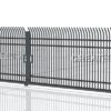 Industrial Aluminum Curved Picket High Security Driveway Gate