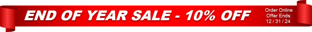 End of Year Sale Discount Banner