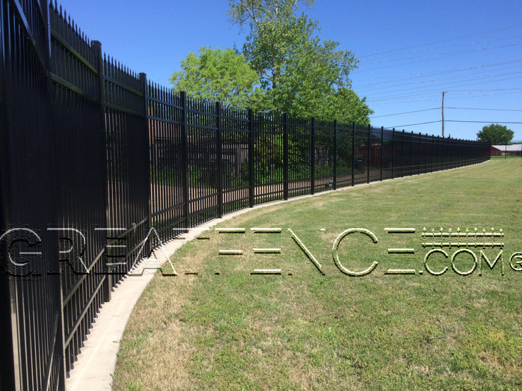 Industrial Aluminum Fence - STYLE 1