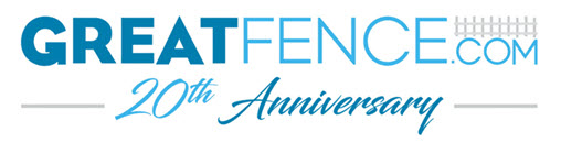 GreatFence.com 20th Anniversary logo thumbnail