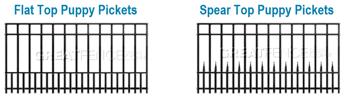 aluminum fence and gate puppy pickets aka dog panel